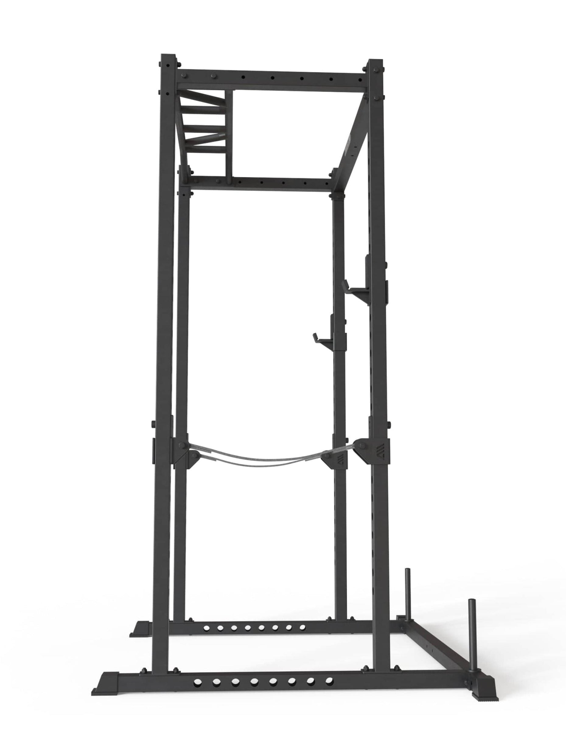 Power Cage R5 Base Käfig: Multi-Grip Pull-Up Bar, Pin-and-Pipe-Safeties, J-Hooks und Gewichts-Pins, ideal für Fitnesstraining mit Hantelbank und Gewichten, 