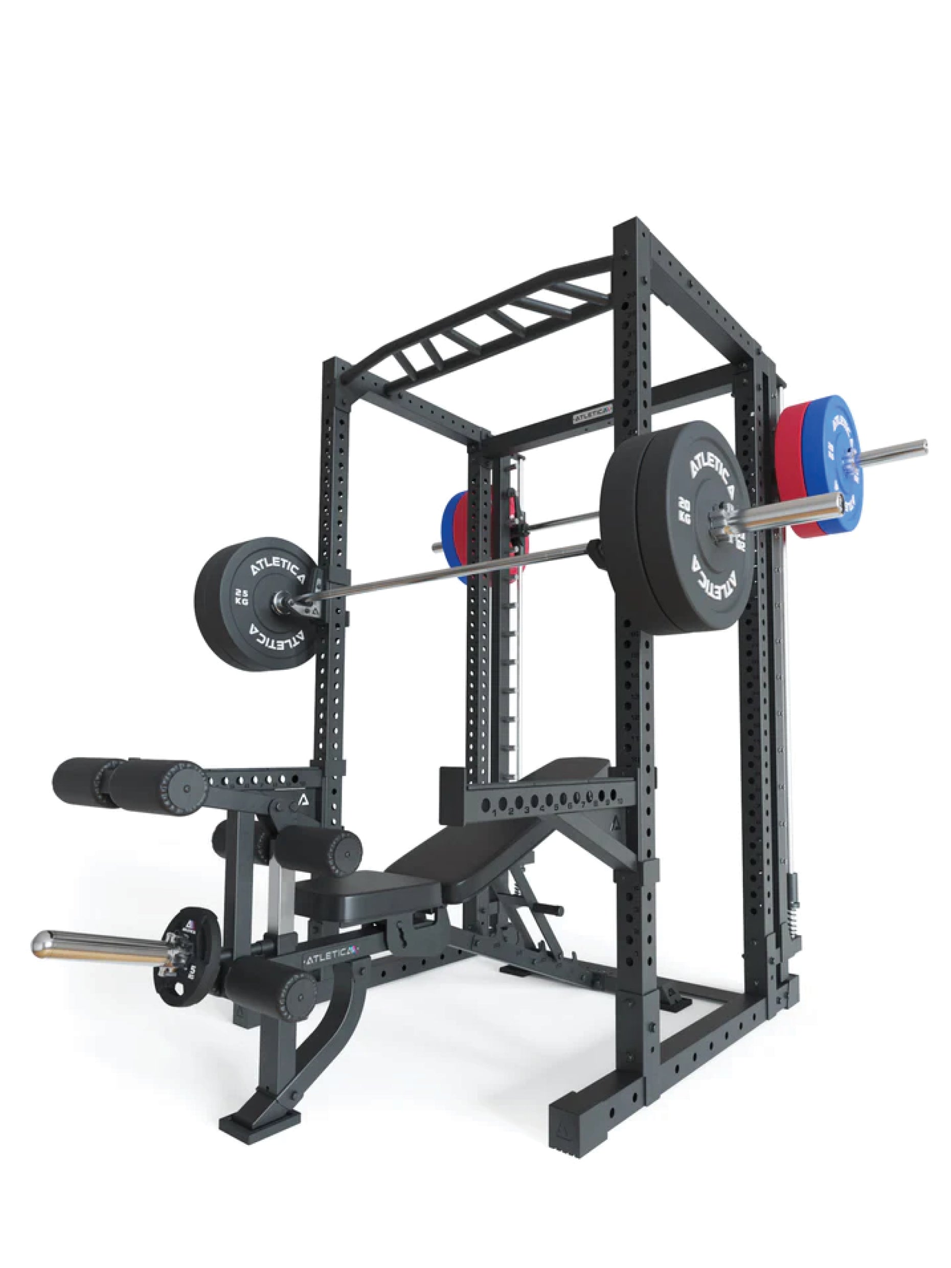 Power Cage R7-Reeve: Squat Rack mit Smith Machine und Klimmzugstange, #size_224-cm