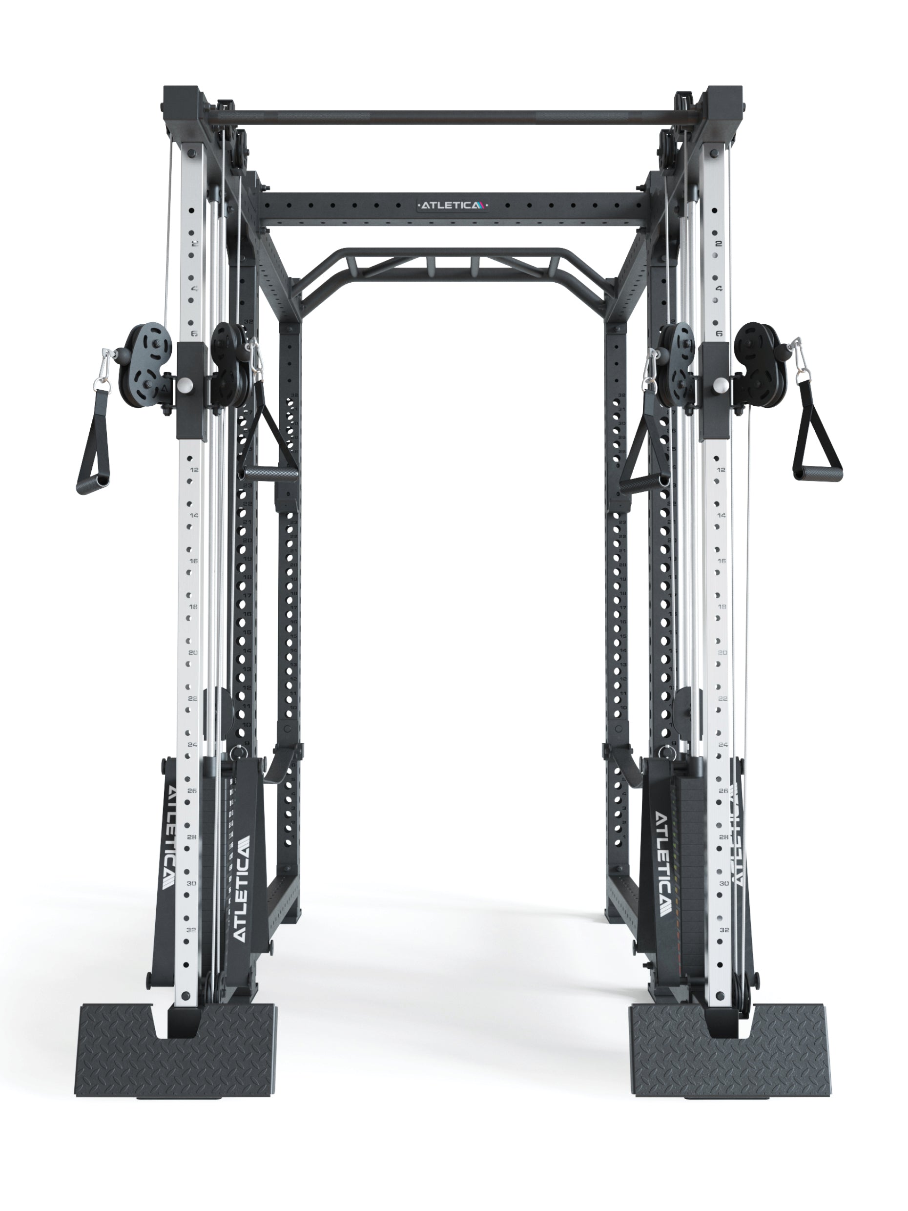 Power Rack R8-Duality Pro: 183x235 cm Grundfläche | 444 kg schwer