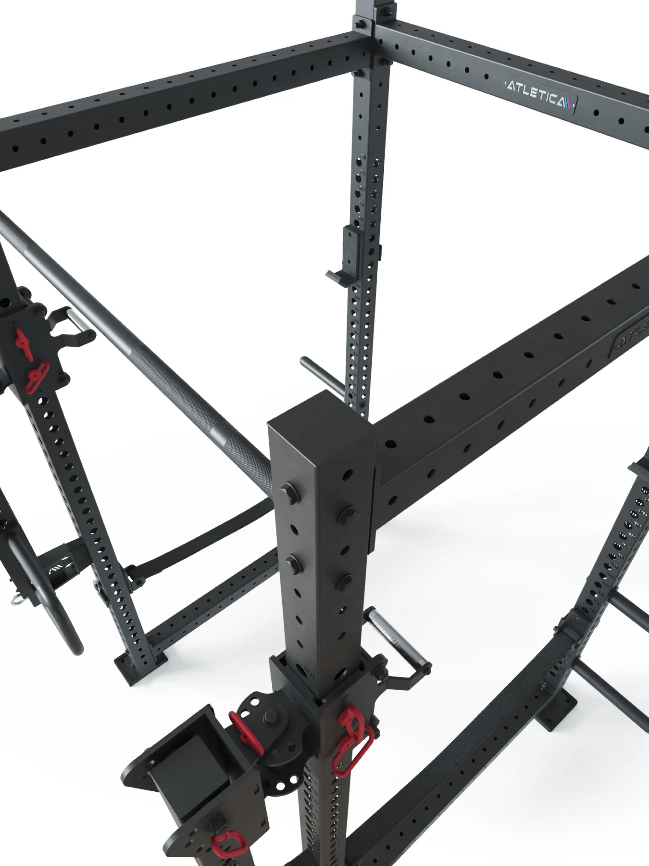 Power Rack R8-Slate: Squat Rack mit Jammer Arms