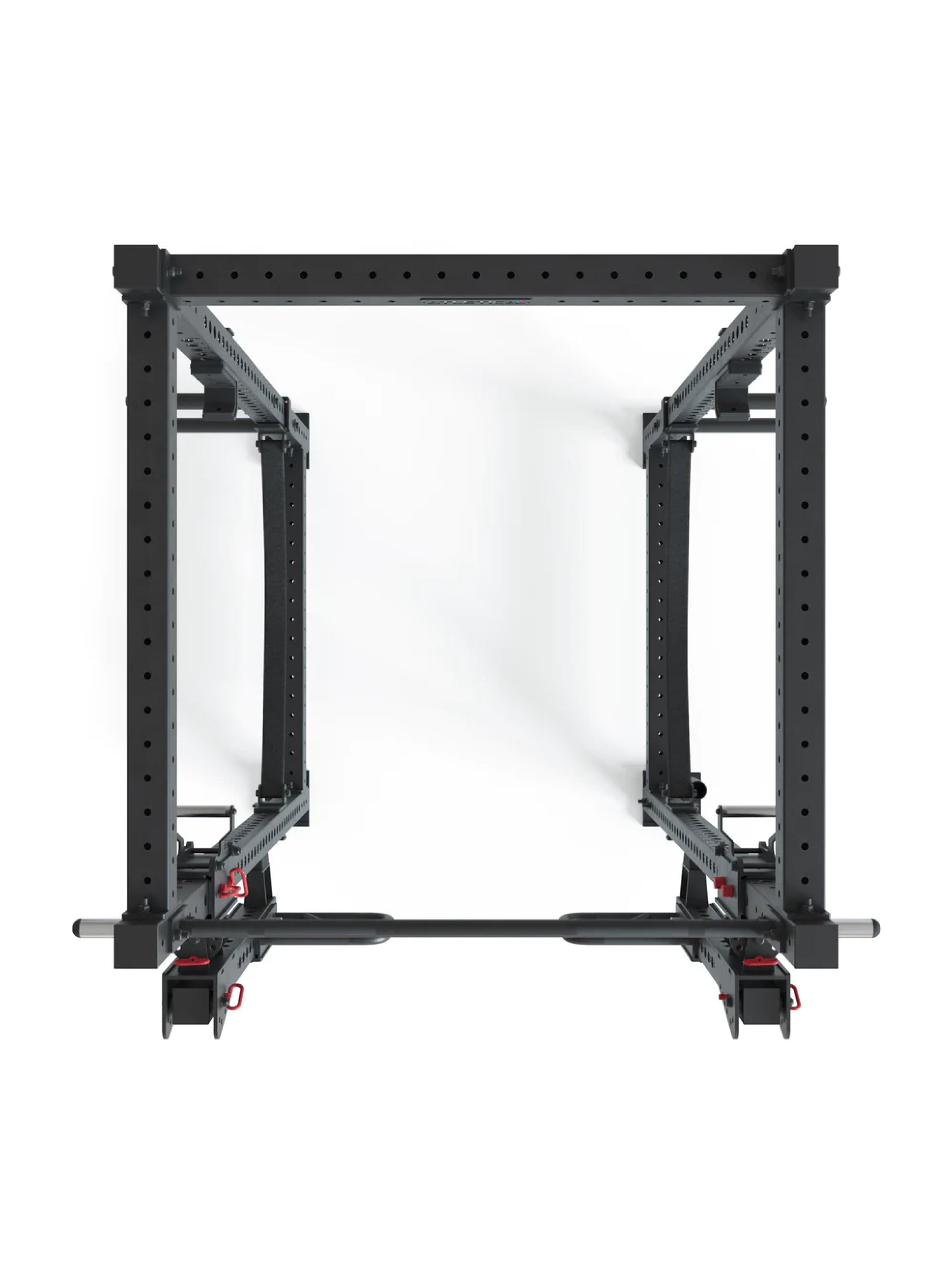 Power Rack R8-Slate:  Safety Straps, J-Hooks, Bar Holder & Weight Pins | Full Rack in Studio Qualität