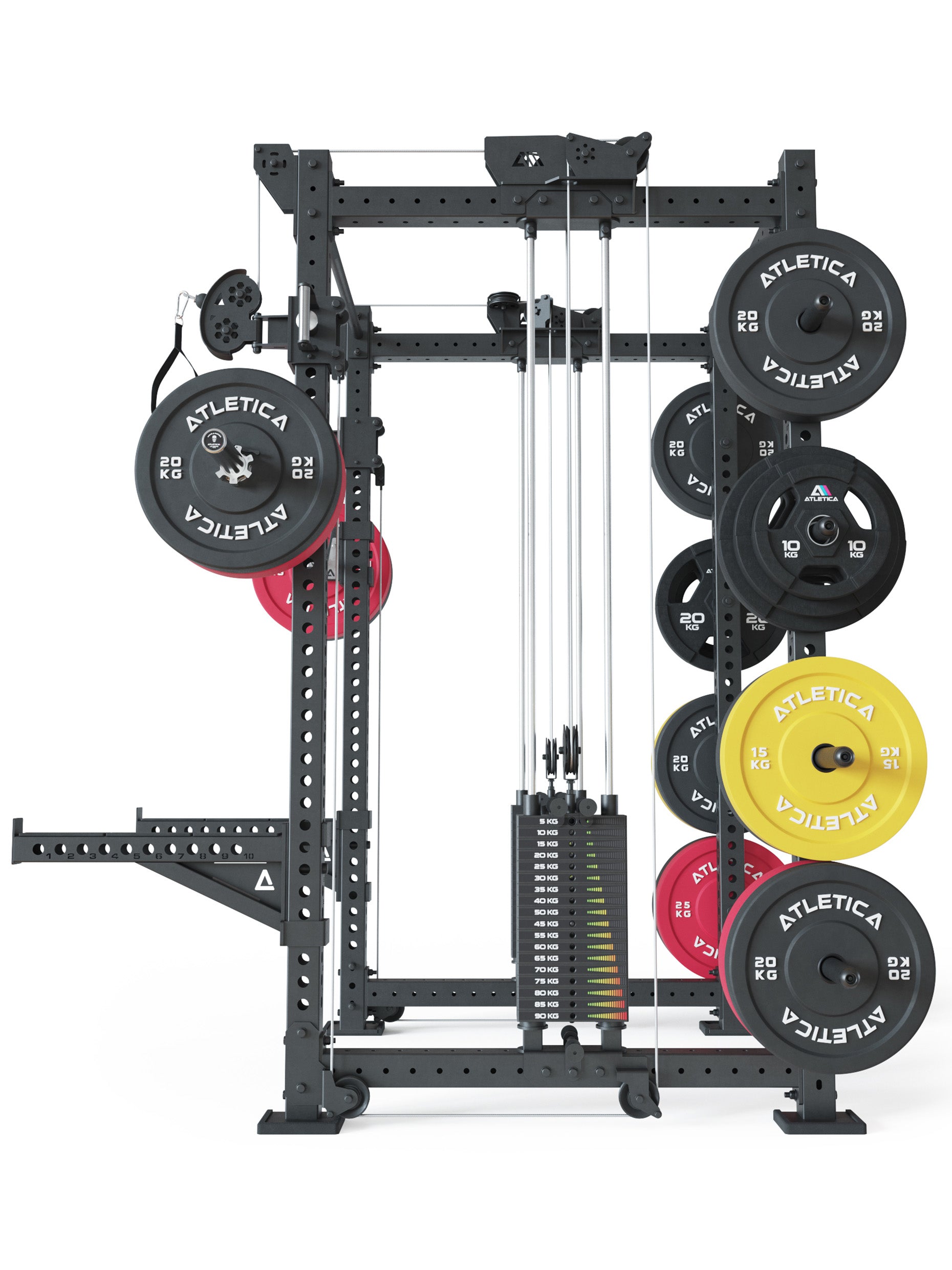 Power Cage: R8 Bradley | Modular ausbaubar mit Multipressen und Jammer Armen, 