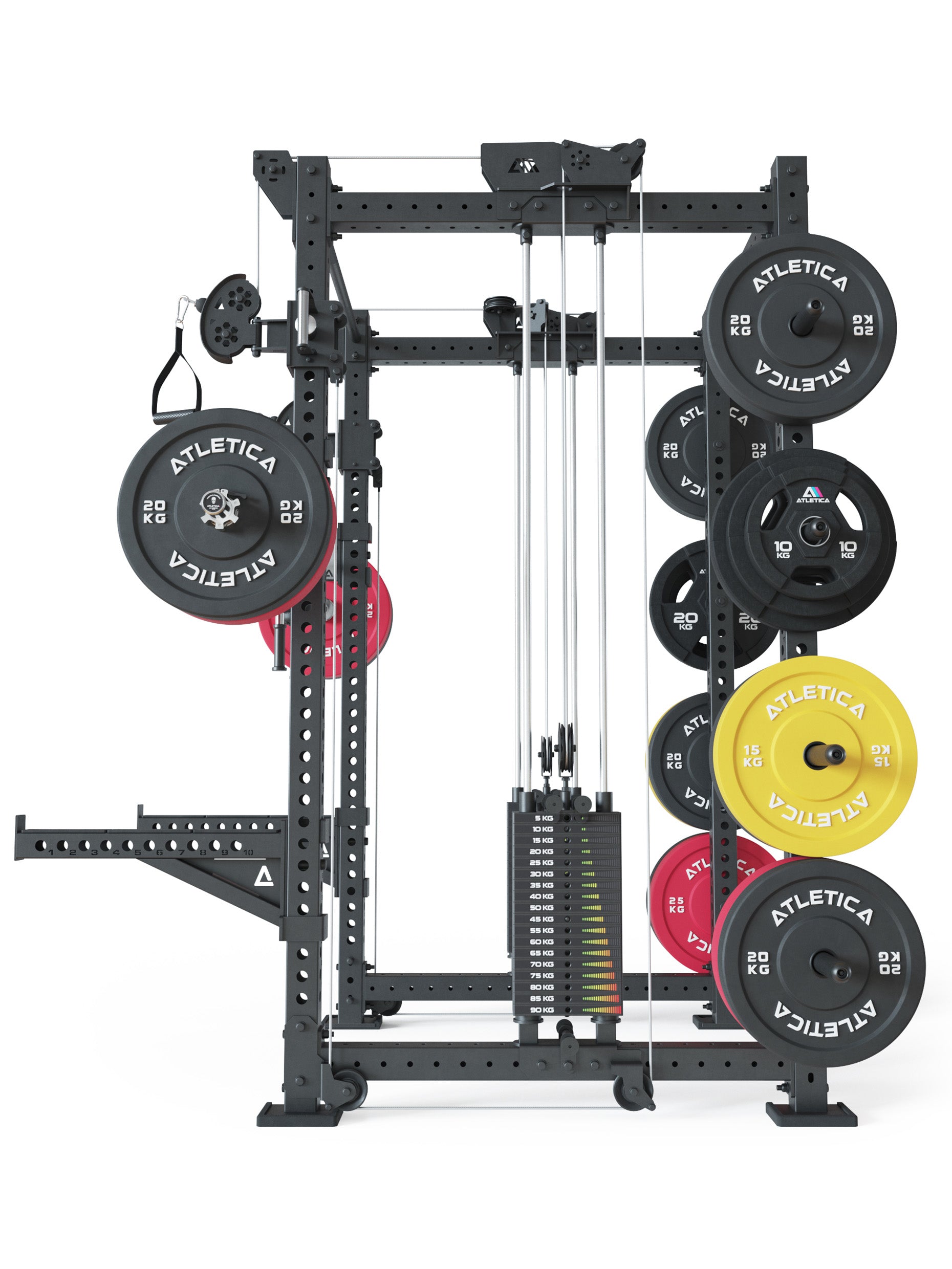 Power Cage: R8 R8 Bradley | mit 2x90kg seitlichen Gewichtsblocks, 