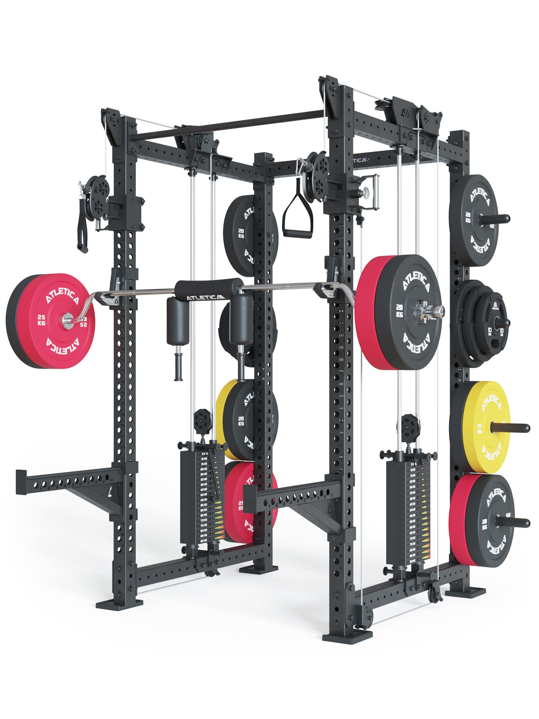Power Racks: R8 R8 Bradley | mit 2x90kg seitlichen Gewichtsblocks, 
