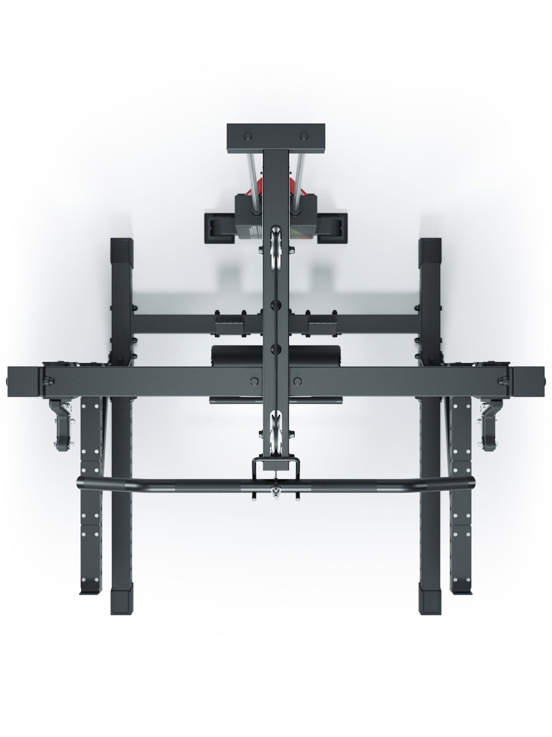 Squat Rack mit Latzug mit Steckgewichten am Latzug kaufen: R7 Rider