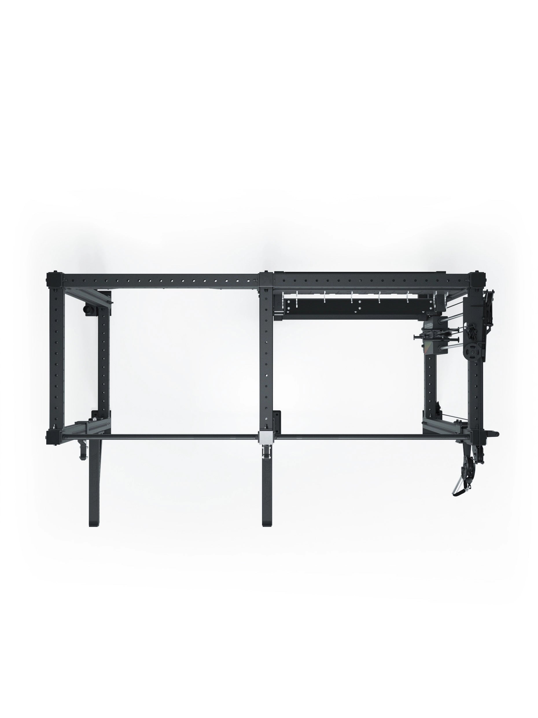 R8 Falcon R – kompaktes Power Rack mit Kabelzug, 90-kg-Gewichtsblock: Power Cage