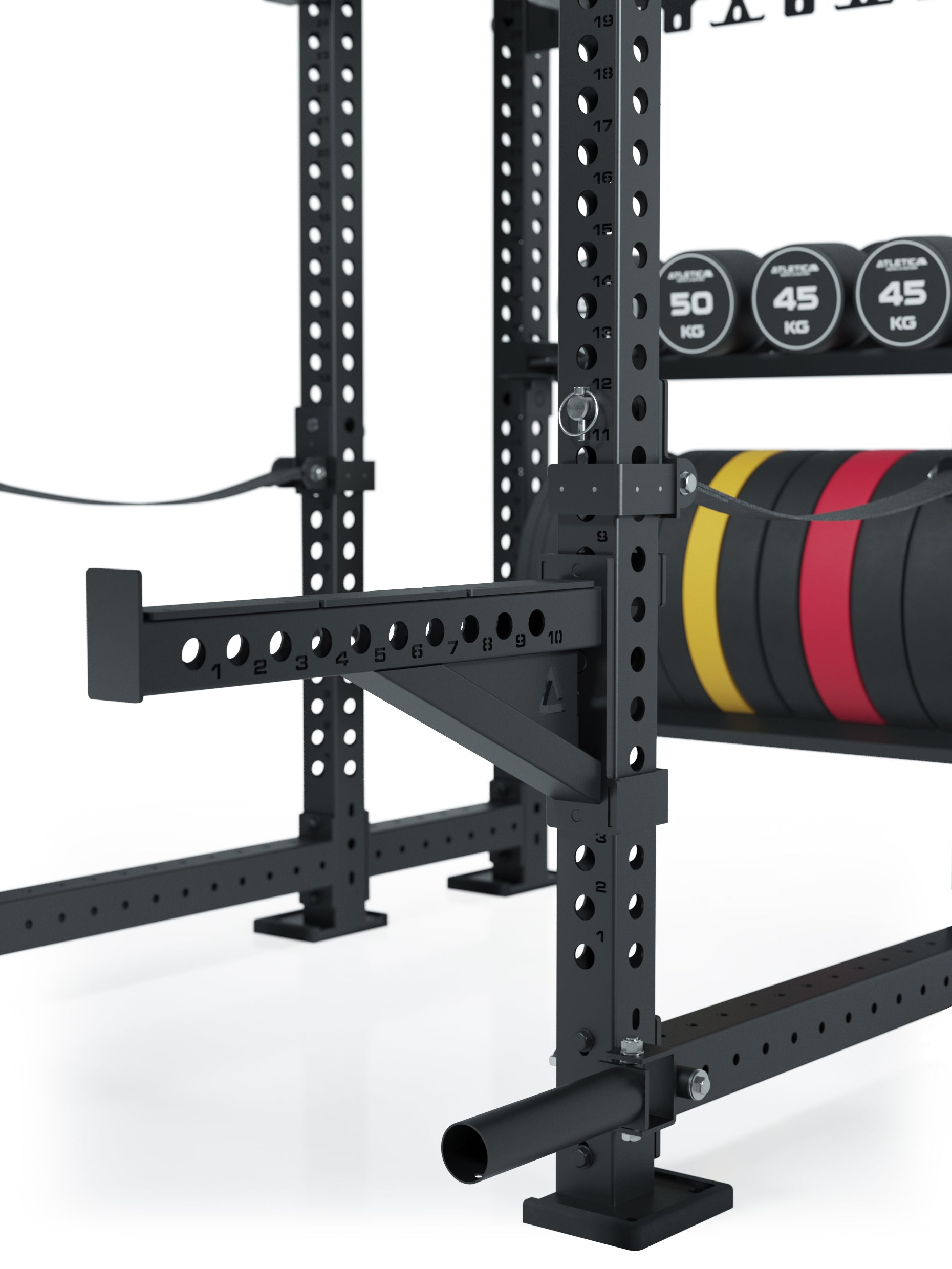 R8 Utile Power Rack Safety Spotter Arms