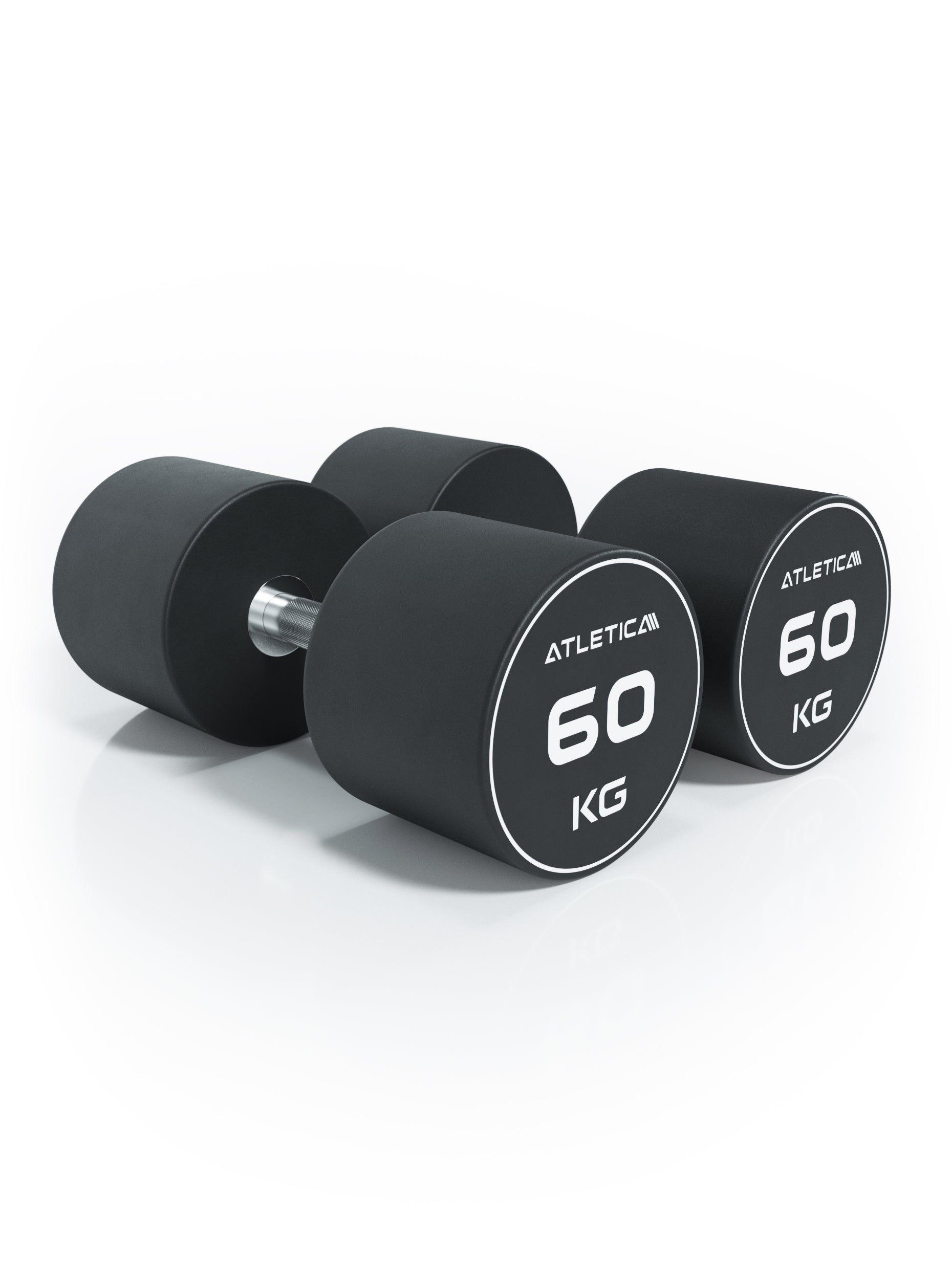 Gewichte: Rundhanteln, Polyurethan Rundhanteln (Paar)- Premium Design und Qualität, #size_2-x-60-kg