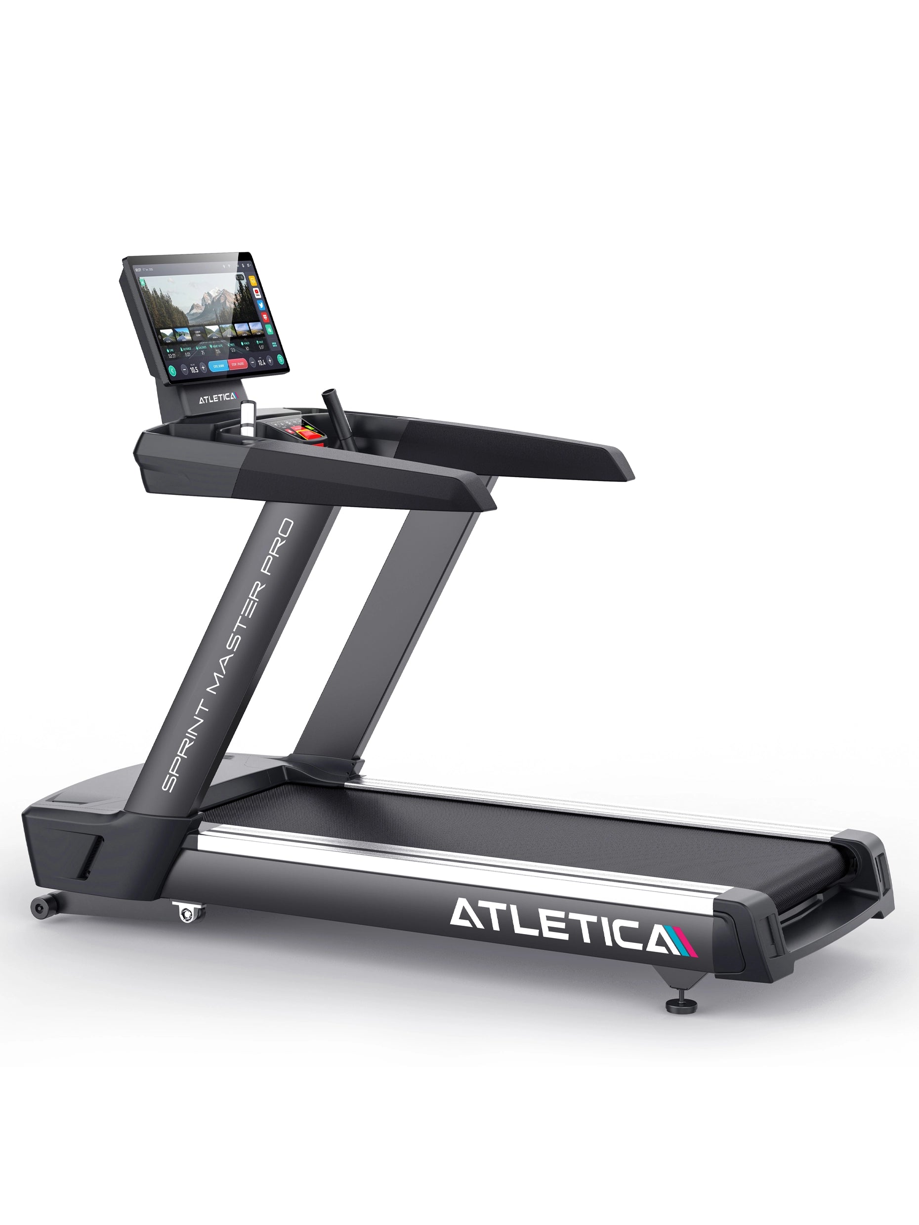 Sprintmaster Pro Laufband: große Lauffläche und Android Display