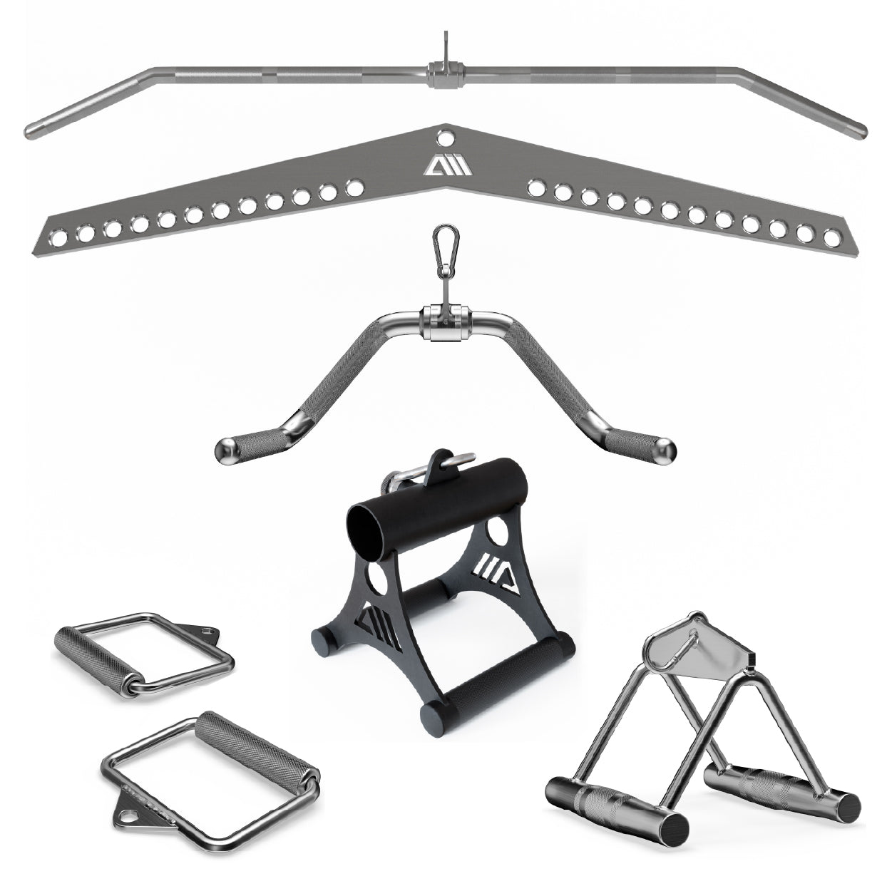 Upper Body Set Long | Kabelzuggriffe