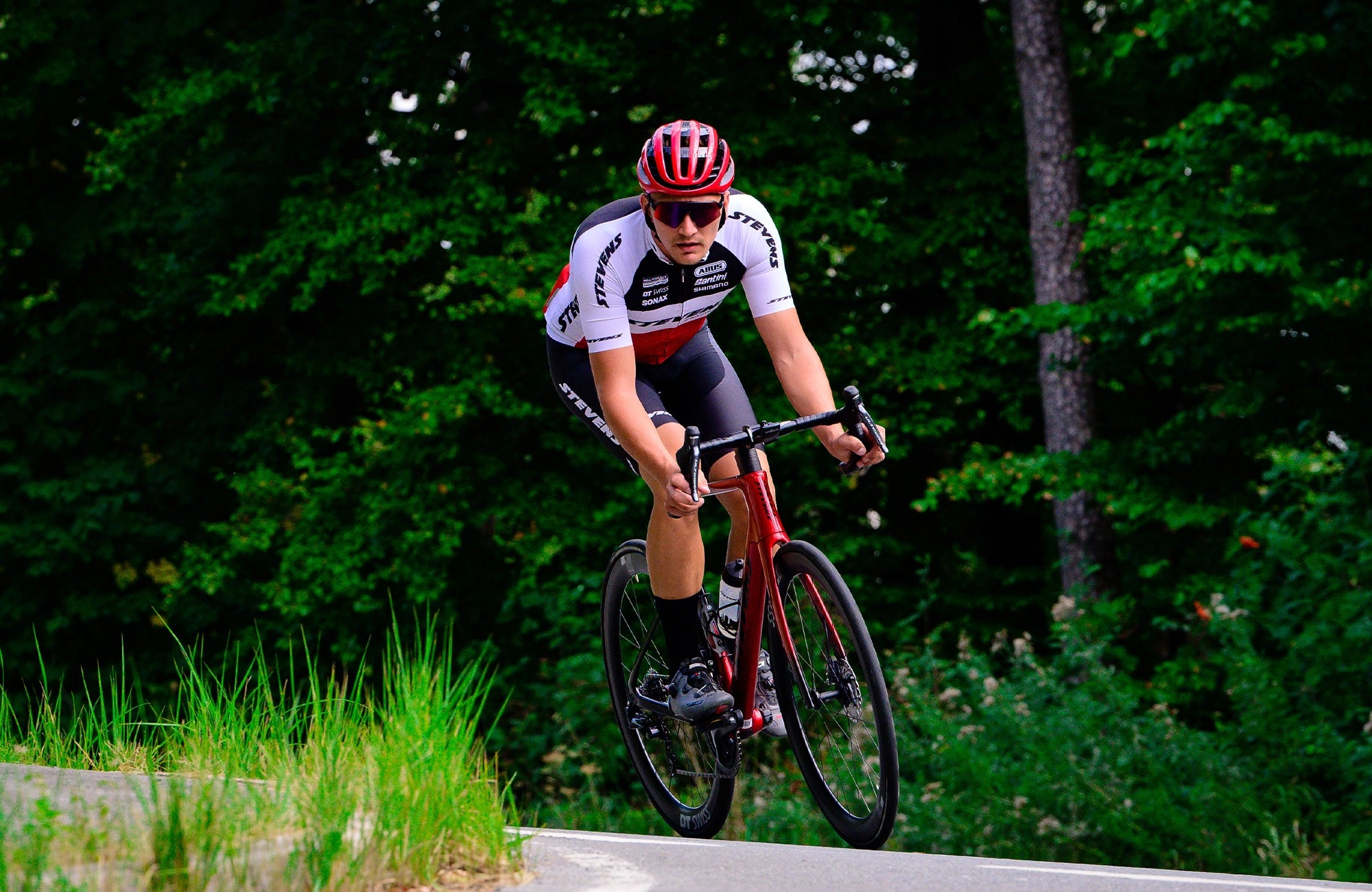 Lucas Liss beim Radfahren