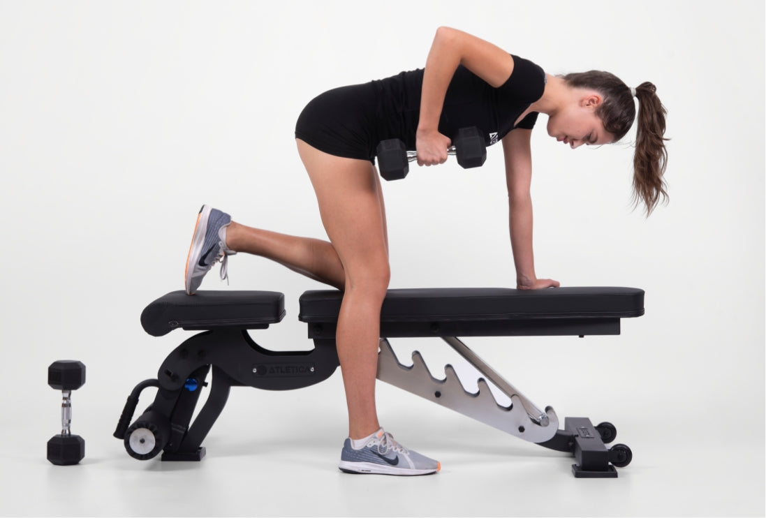 Verstellbare Hantelbank B6: Training mit Kurzhanteln auf der Hantelbank