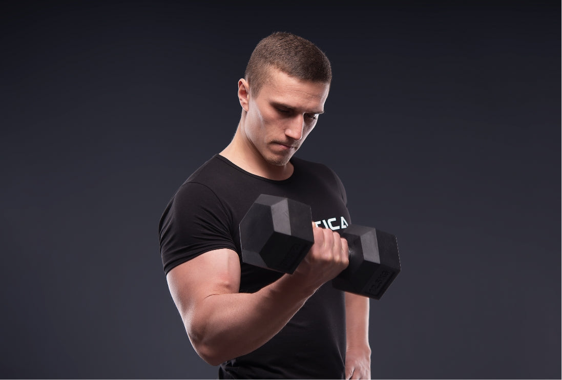 Hexagon Hantel: Guter Grip