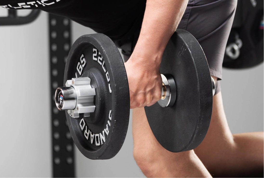 L1 Olympia Hantel mit Iron Plates und Verschlüssen