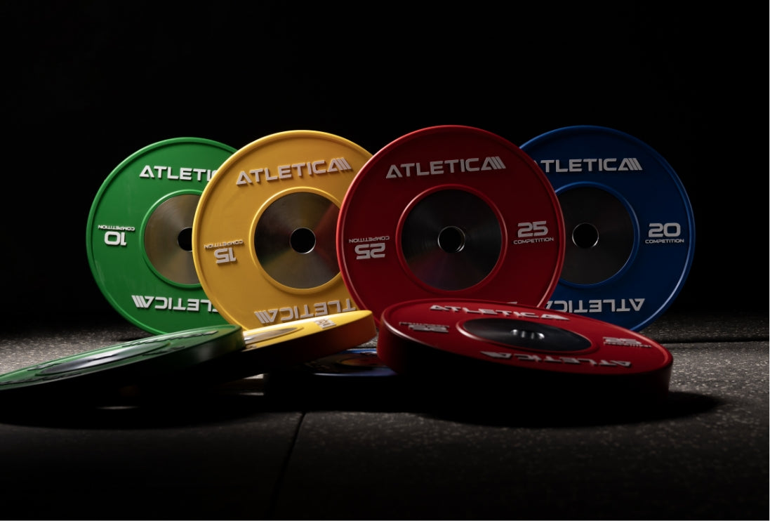 Atletica Competition Bumper Plates Profi Hantelscheiben 