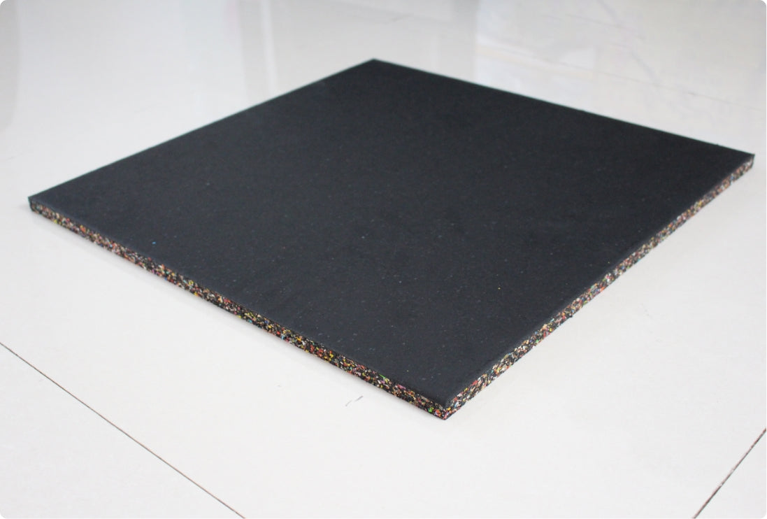 Bodenschutz für Fitnessstudios Solidprotect: farbstofffreie untere Schicht für Parkett/Fliesen 