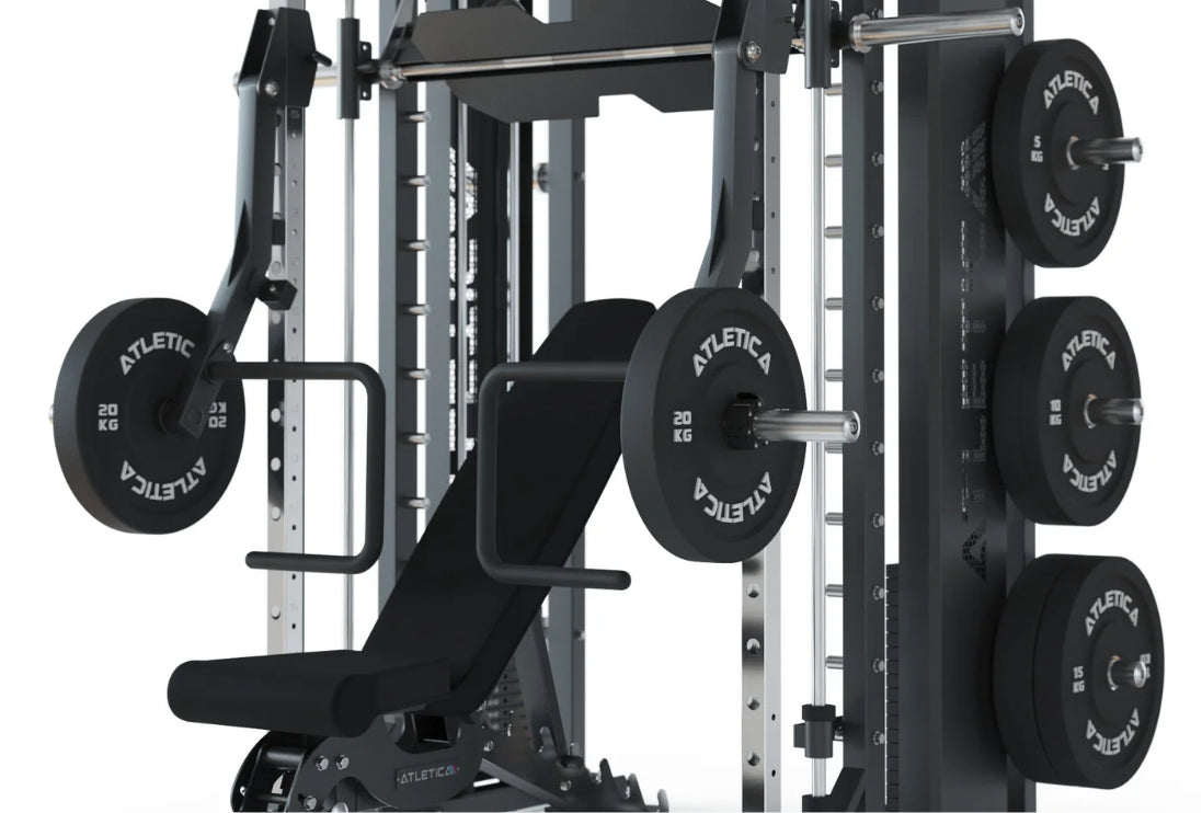 Kraftstation Fortress mit Hantelbank: Extreme Belastbarkeit