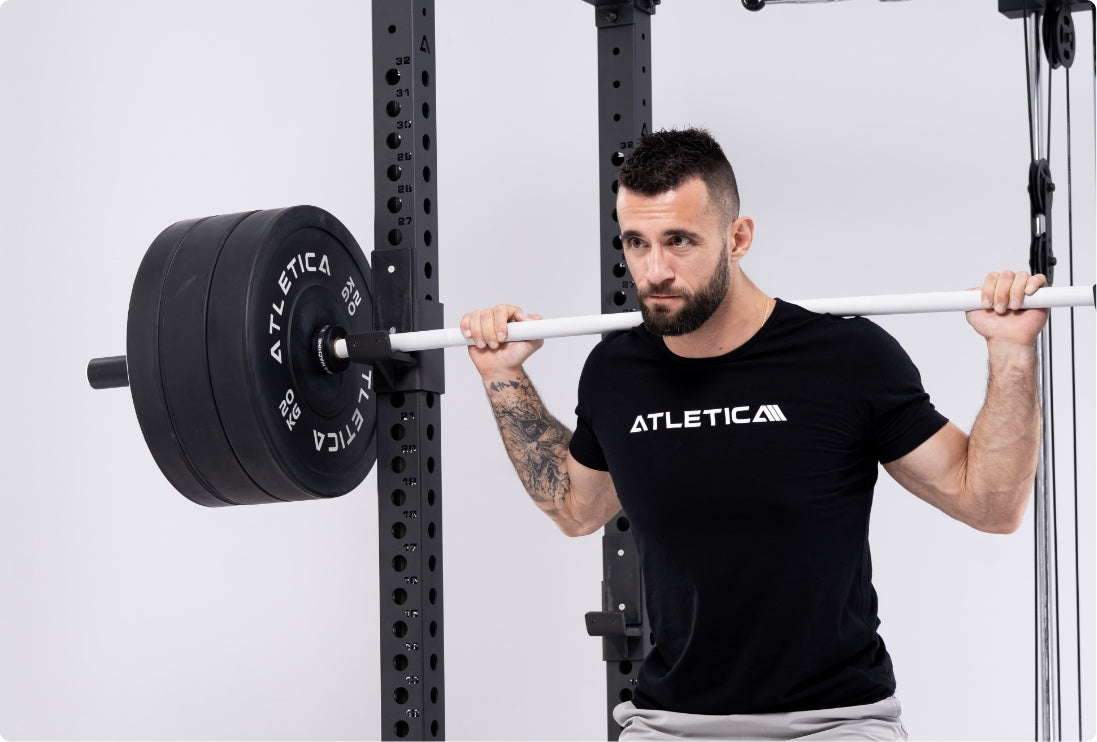 R8 Blackhawk Power Rack: Back Squat