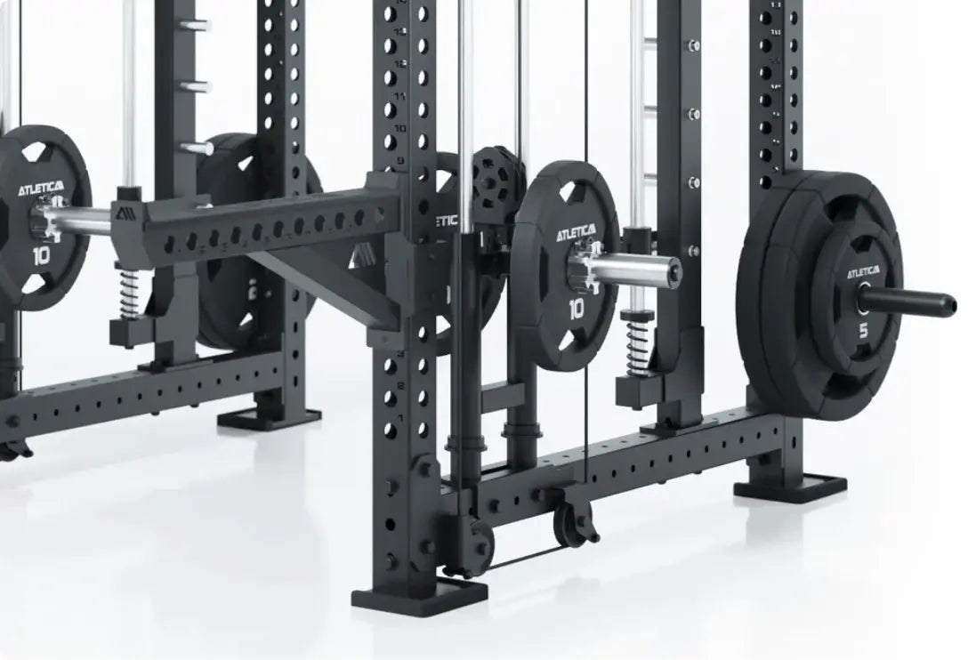 R8 Bradley Power Rack mit Plate Loaded Gewichtsaufsatz