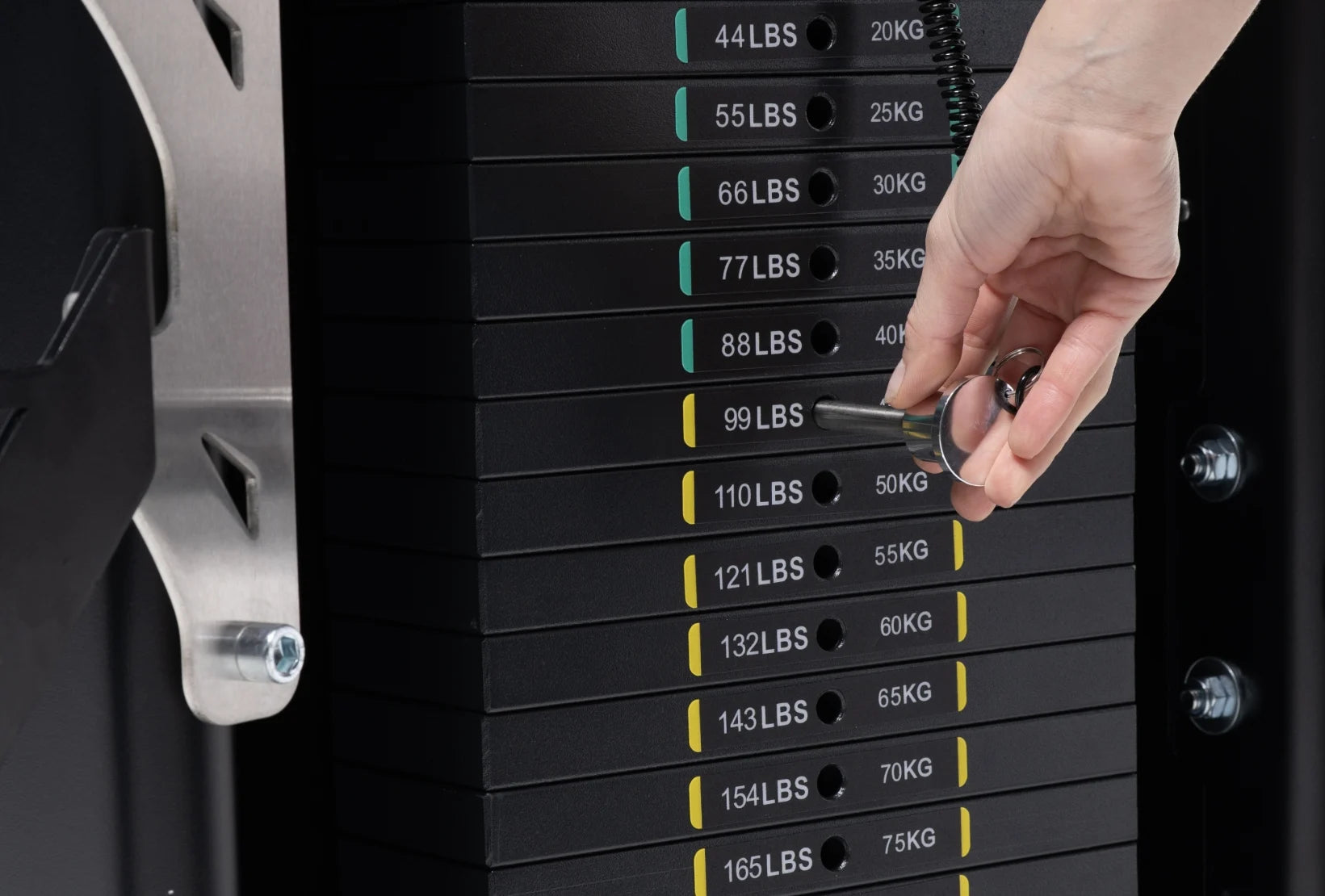 Quantum Kraftstation: Pin für die Steckgewichte