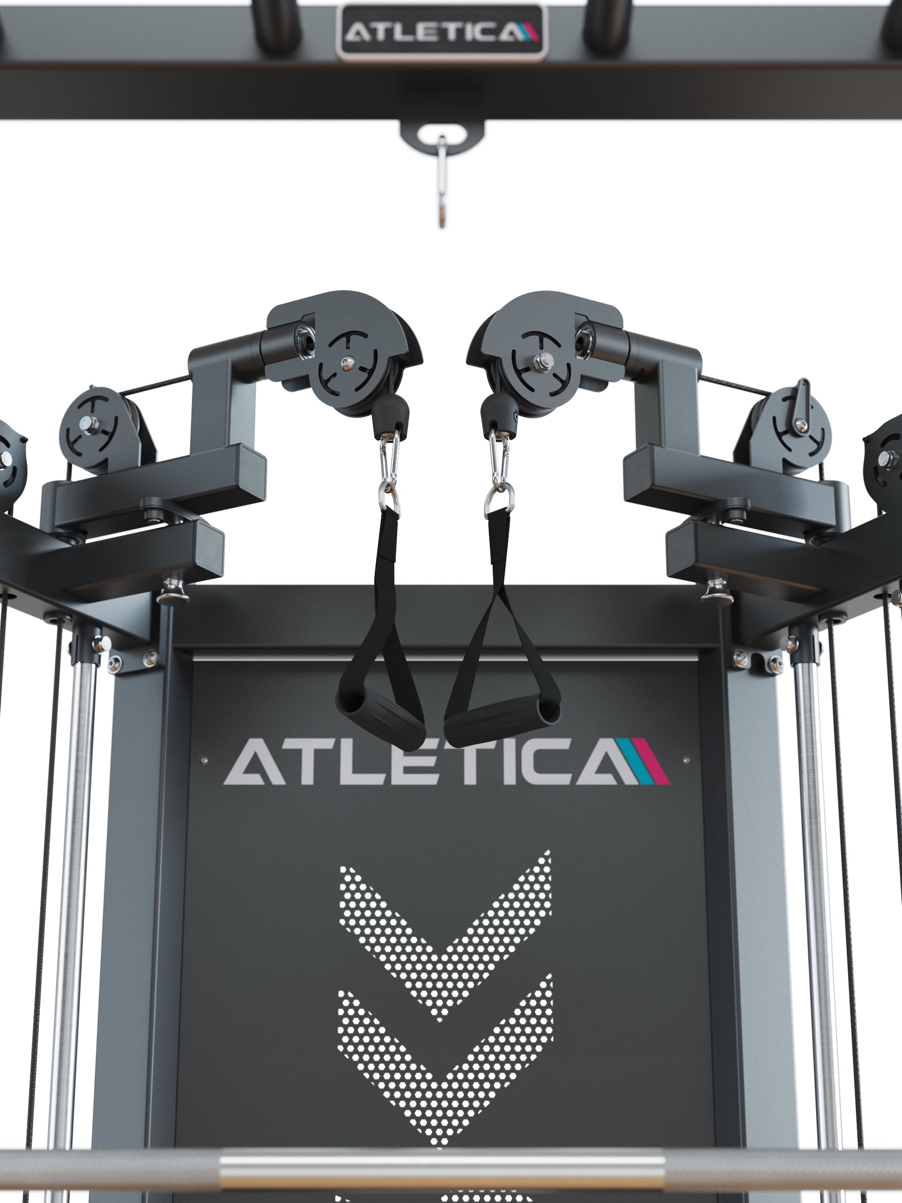 SAS Kraftstation: Multipresse, Kabelzug und Power Rack in einem 