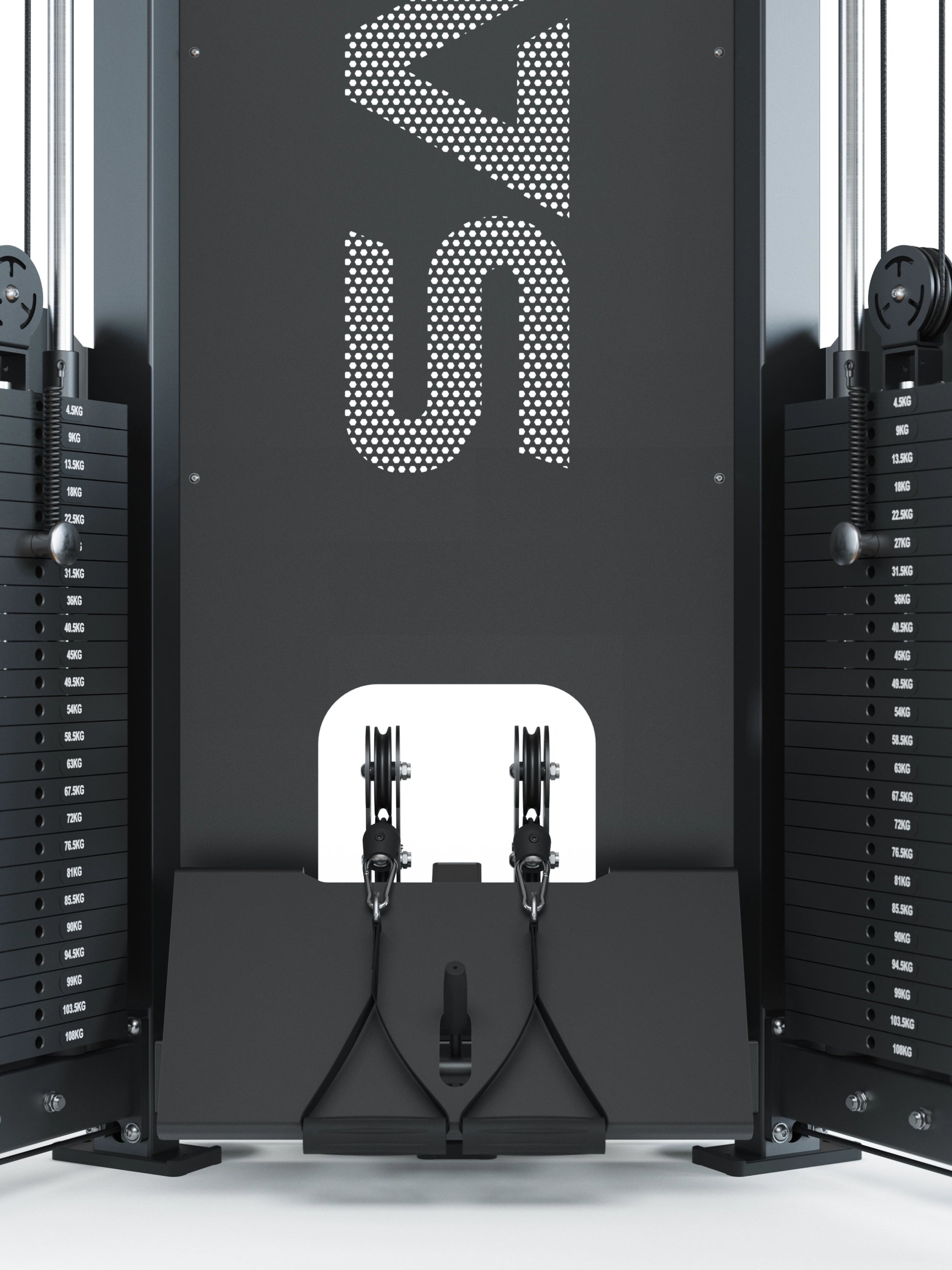 SAS Multipresse: Dualer Kabelzugstation mit Steckgewichten