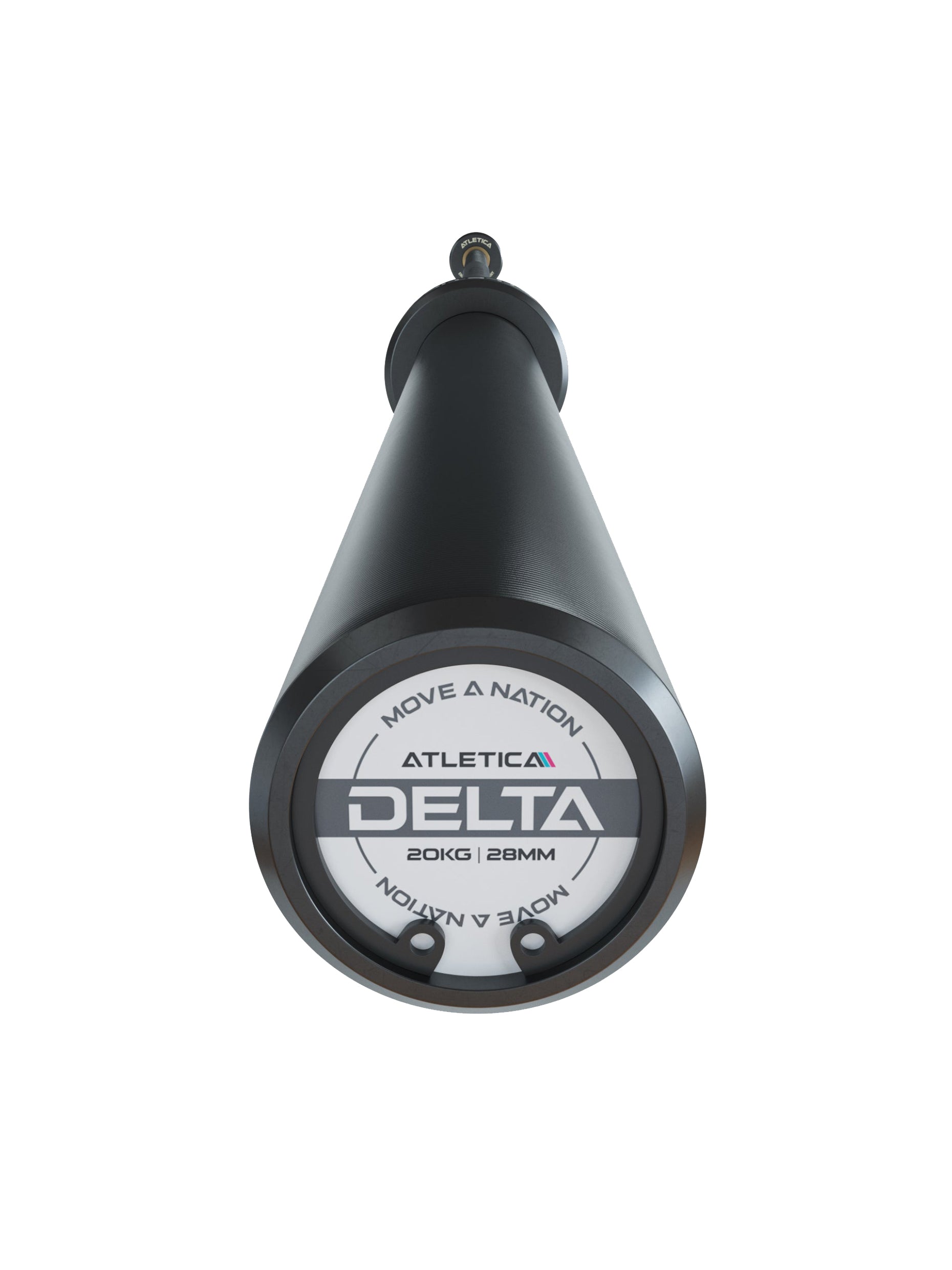 Delta Set: Delta Hybrid Stange| 75kg Hantelscheiben | Alu-Hantelverschlüsse | Für Gewichtheben, Powerlifting und CrossFit | Ø 50mm, 